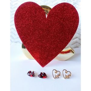 two pairs of fantasy earrings in different styles